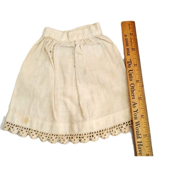 Antique Handmade Doll Petticoat, Late 1800s to Early 1900s - Picture 4 of 4